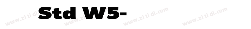 華康翩翩體 Std W5字体转换